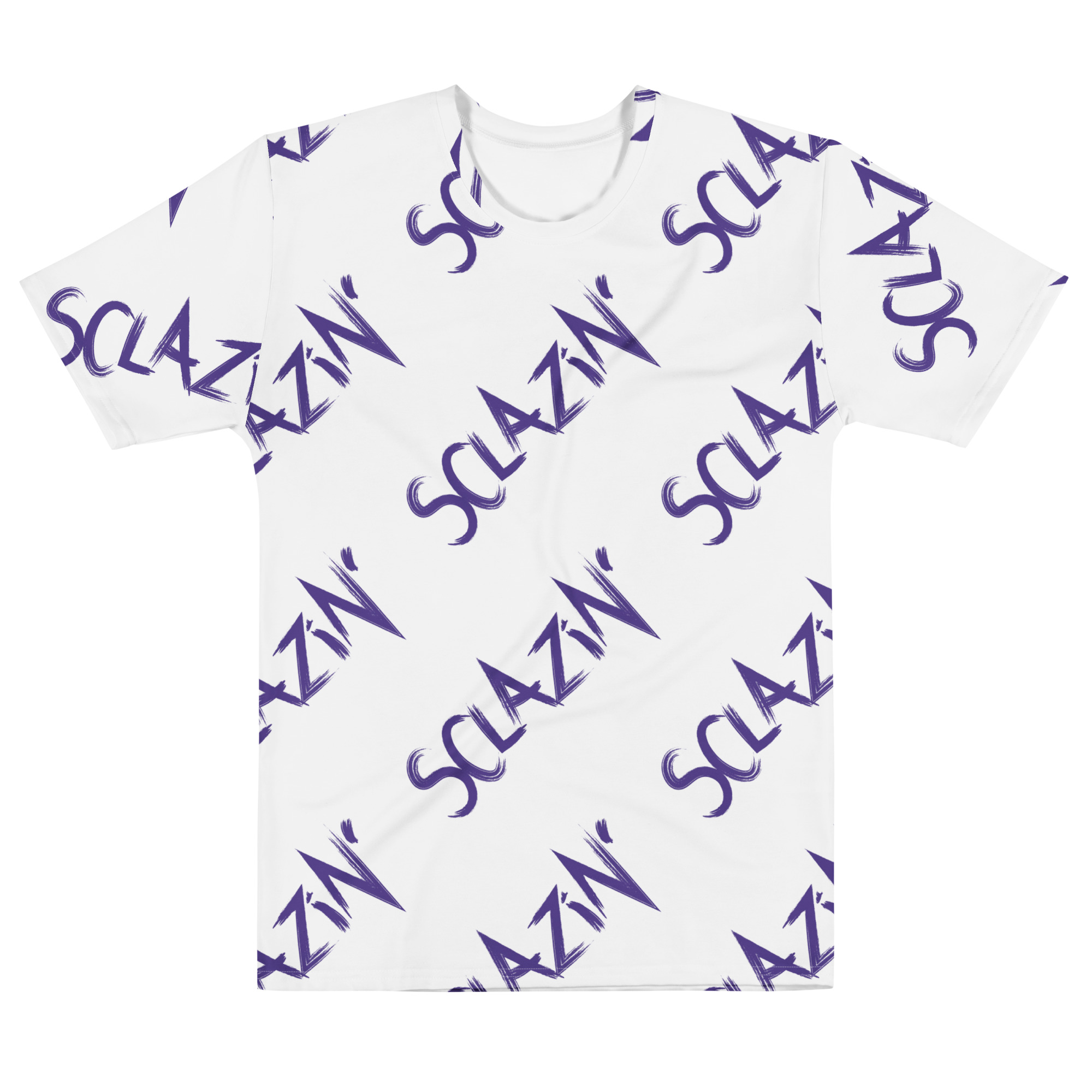 Sclazin' Logo Men’s cotton crew neck t-shirt - Image 2