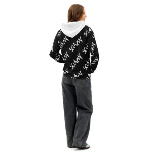 Sclazin' Logo Unisex cotton hoodie - Black