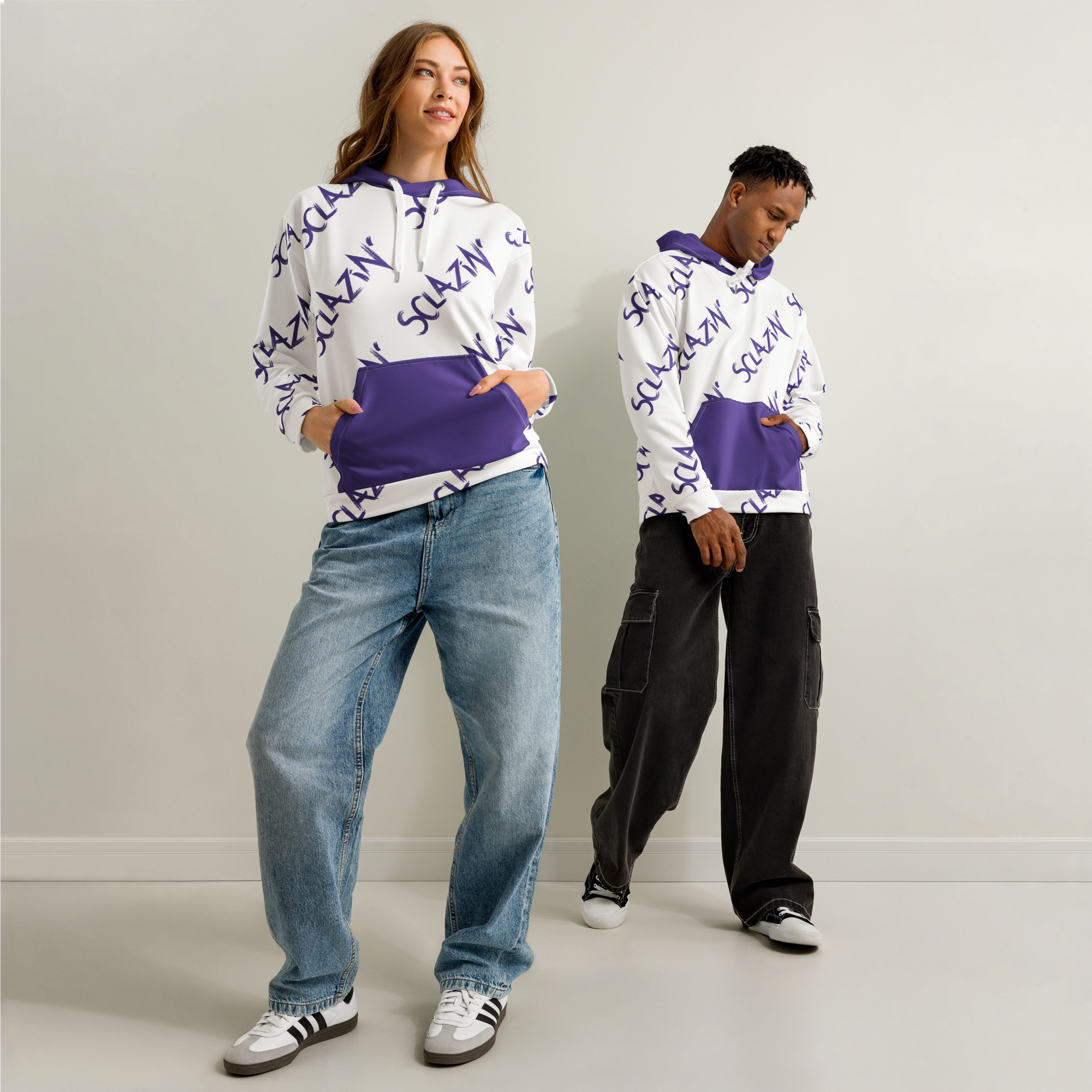 Sclazin' Unisex cotton hoodie