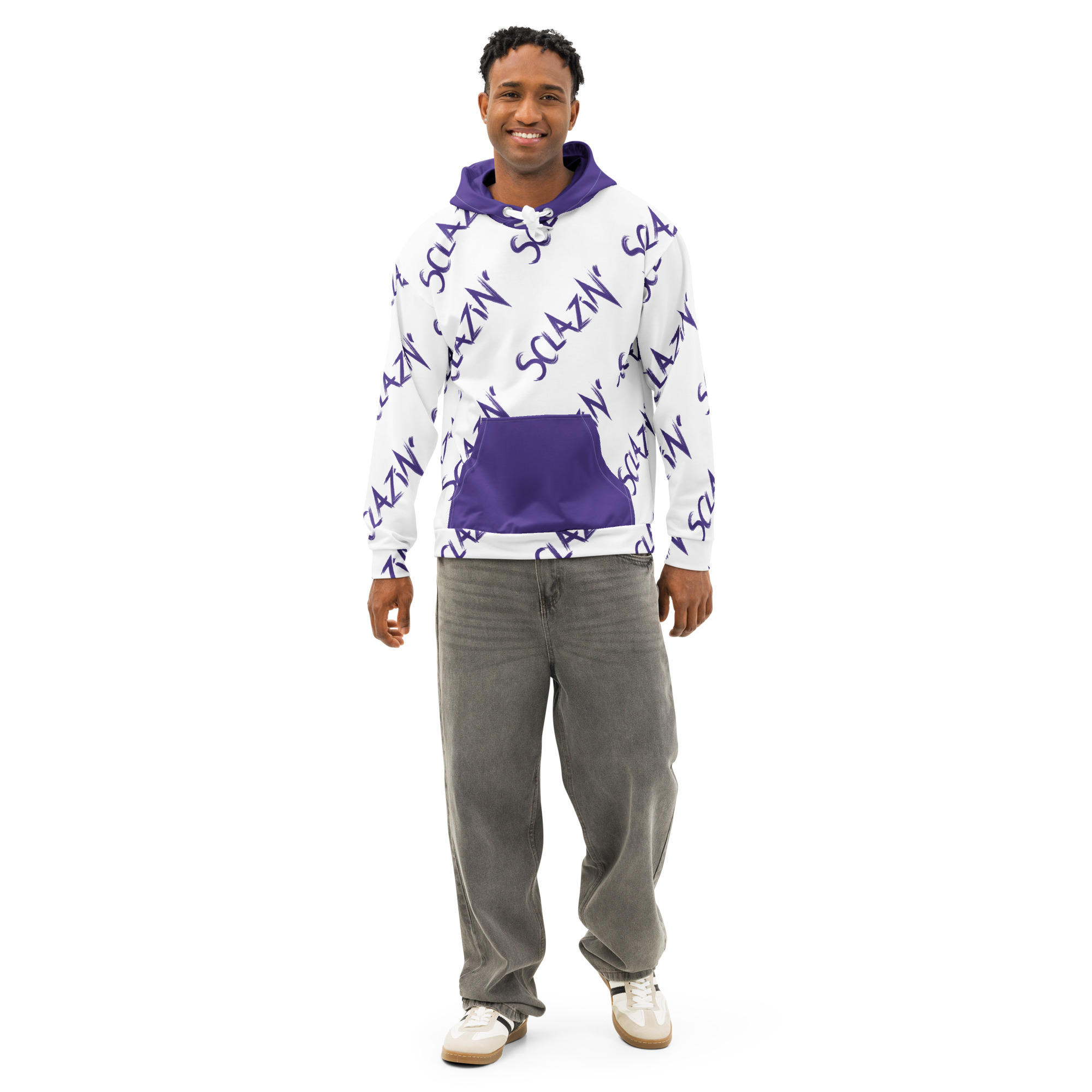 Sclazin' Unisex cotton hoodie - Image 3