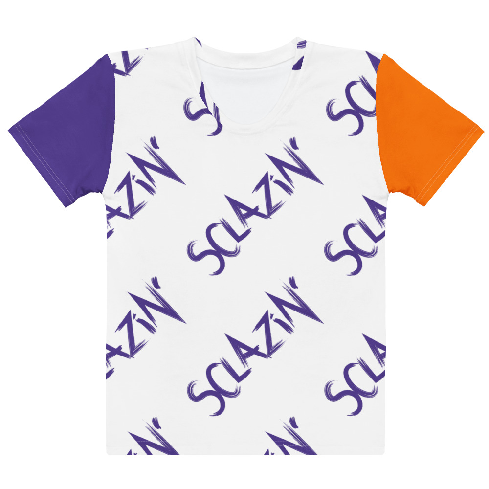 Sclazin' Logo Women’s cotton crew neck t-shirt - Image 2