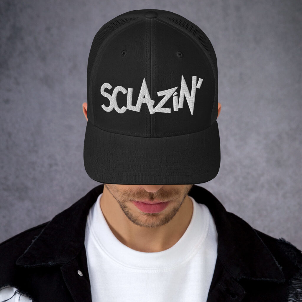 Black and White Trucker Cap